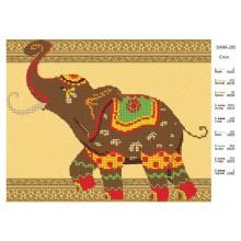 Схема для вишивки бісером "Слон"