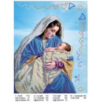 Схема для вишивки бісером "Ісус і Марія"