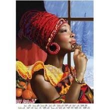 Схема для вишивки бісером "Африканочка"