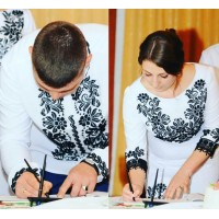 Сімейний комплект заготовок під вишивку "Кружево"