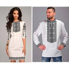Сімейний комплект заготовок під вишивку - орнамент "Леся"