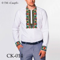 Заготовка чоловічої сорочки під вишивку "Президентська"