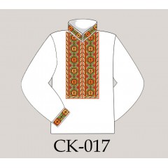 Заготовка чоловічої сорочки під вишивку - "Восьмикутна зірка"