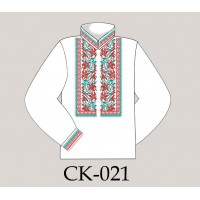 Заготовка чоловічої сорочки під вишивку "Абстрактні квіти"