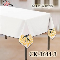 СК-1644-3 - скатертина під вишивку "Золоте колосся з ластівками"