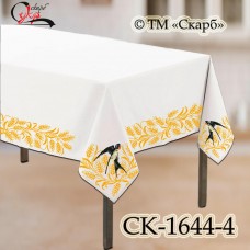 СК-1644-4 - скатертина під вишивку "Золоте колосся з ластівками" (з серединами)