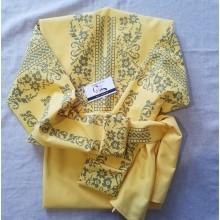 Заготовка блузки під вишивку "Сокальські мотиви" (жовта)
