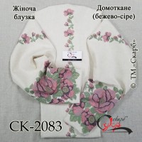 Заготовка жіночої блузки під вишивку "Квіткове різноманіття" (БОХО)