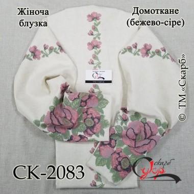 Заготовка жіночої блузки під вишивку "Квіткове різноманіття" (БОХО)