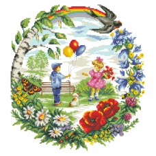 Казкове літо. Схема для вишивки бісером, нитками СК-2256
