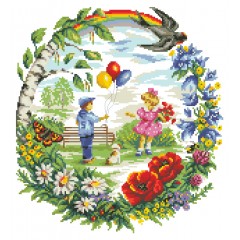 Казкове літо. Схема для вишивки бісером, нитками СК-2256