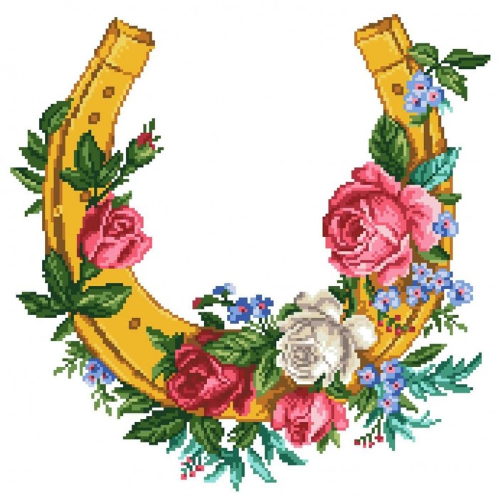 СК-2269-2 - Підкова. Схема для вишивки бісером, нитками