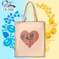 СК-3026 - еко-сумка під вишивку "Ажурне серце"