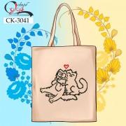 Еко-сумка під вишивку "Кіт Саймона" (закоханий)