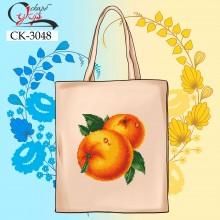 Еко-сумка під вишивку "Апельсини"