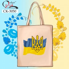 Еко-сумка під вишивку "Прапор з Тризубом"