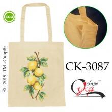 Еко-сумка під вишивку "Гілка лимона"