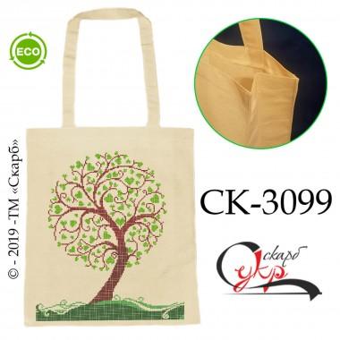 Еко-сумка під вишивку "Зелене дерево кохання"