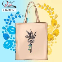 СК-3117 - еко-сумка під вишивку "Польовий букет" (варіант 2)