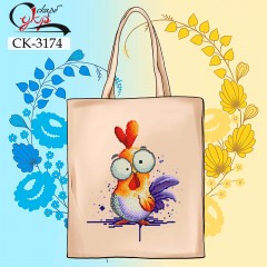 Еко-сумка під вишивку "Кумедний півник" СК-3174