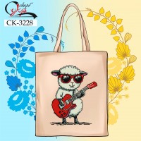 СК-3228 - еко-сумка під вишивку "Шерстяний рокер"