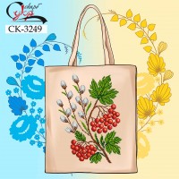 СК-3249 - еко-сумка під вишивку "Калина з вербою"
