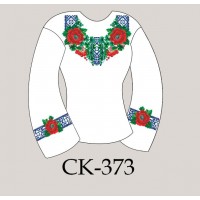 Заготовка жіночої блузки під вишивку "Квіти в орнаменті"