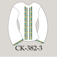 Заготовка жіночої блузки під вишивку "Барвисті квіти" (варіант 3)