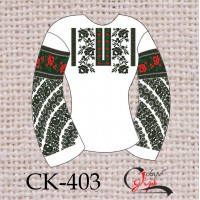 Заготовка жіночої блузки під вишивку "Борщівські троянди" (варіант 3)