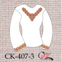 Заготовка жіночої блузки під вишивку "Зірковий орнамент" (червоний)