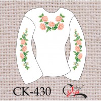 Заготовка жіночої блузки під вишивку "Ніжність троянд"