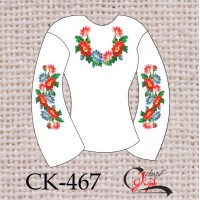 Заготовка блузки під вишивку "Квіткові барви"