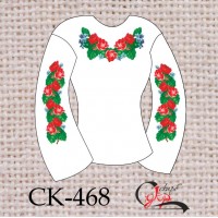 Заготовка блузки під вишивку "Переплетення троянд"