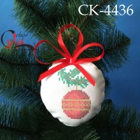 Новорічна іграшка "Святкова кулька"
