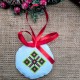 СК-4557 - набір новорічних іграшок під вишивку "Етно-стиль"