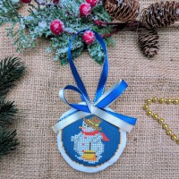 Новорічна іграшка "Сніговик" СК-4538