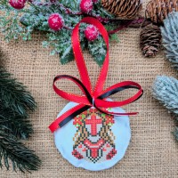 Новорічна іграшка "Мотанка" (варіант 4) СК-4543