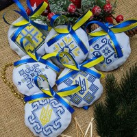 Набір новорічних прикрас "Патріотичний" СК-4556