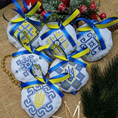 Набір новорічних прикрас "Патріотичний" СК-4556