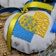 Набір новорічних іграшок "Патріотичні сердечка" (варіант 2) СК-4591