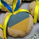 Набір новорічних прикрас "Символіка України" (бежевий) СК-4593-2
