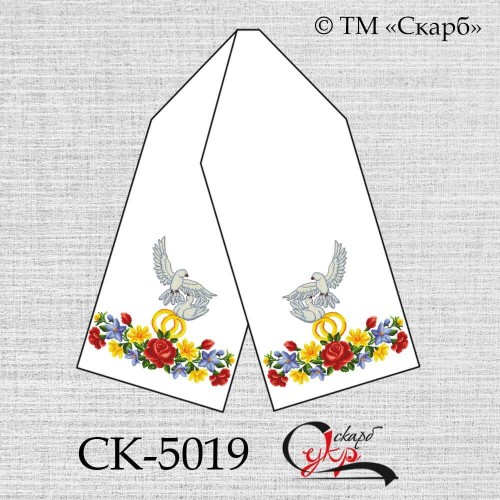 Рушник під вишивку "Мелодійний цвіт" СК-5019