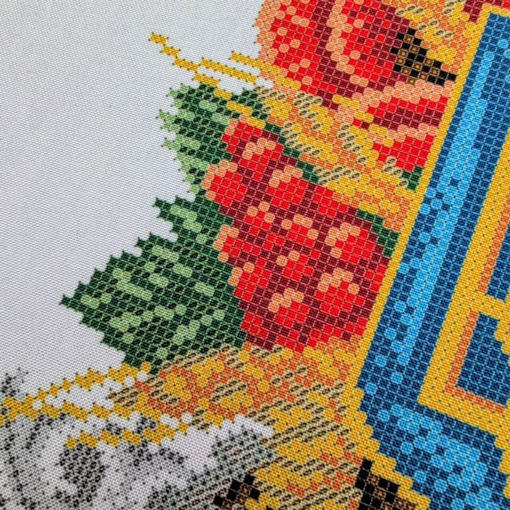 СК-5054-4 - рушник під вишивку "Багатство Рідної Землі" (Прощавай школо!)