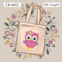 СК-6012 - дитяча еко-сумка під вишивку "Рожеве совеня"