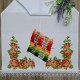 Рушник на ікони під вишивку "Квітковий подих" (червоний) СК-602-3м