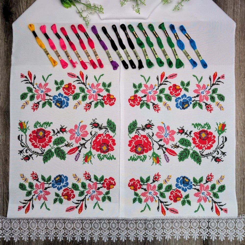 СК-634 - рушник під вишивку "Розфарбоване Полісся" СК-634 - рушник під вишивку "Розфарбоване Полісся"