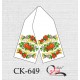 СК-649 - рушник під вишивку "Червоні маки з фіалками"
