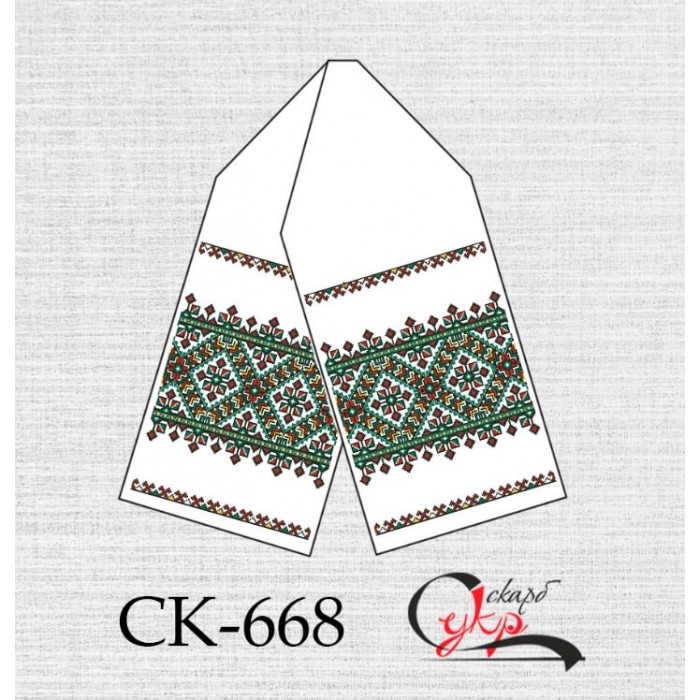 СК-668 - рушник під вишивку "М'ятна карамель"