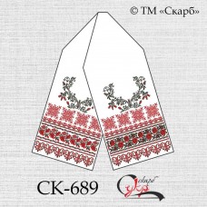Рушник під вишивку "Вінець" (чоловіча та жіноча сторони)