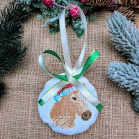 Новорічна іграшка "Вогняний кінь. Символ 2026" (варіант 4) СК-6510